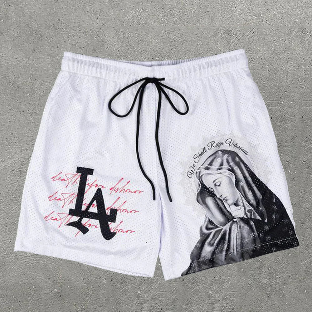 LA SHORTS WHITE